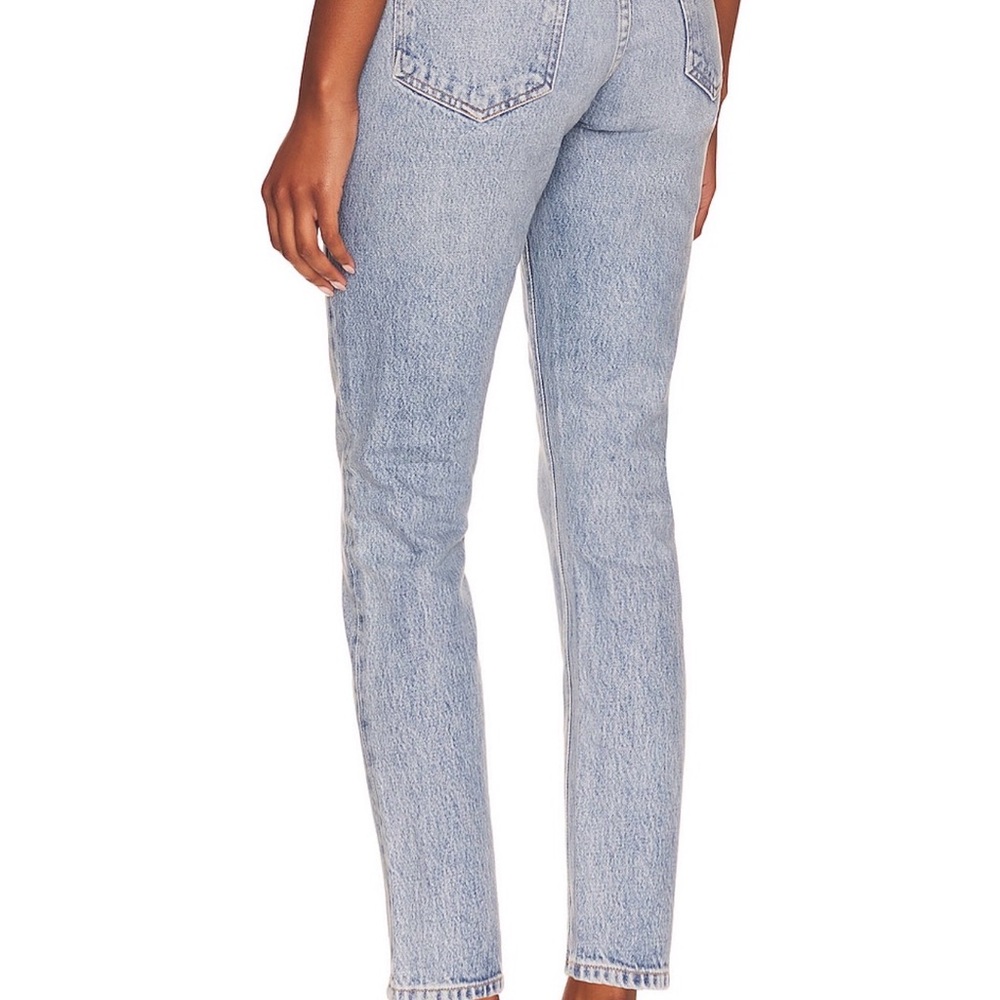 Agolde Riley High Rise Straight Crop Jeans - Picture 2 of 7